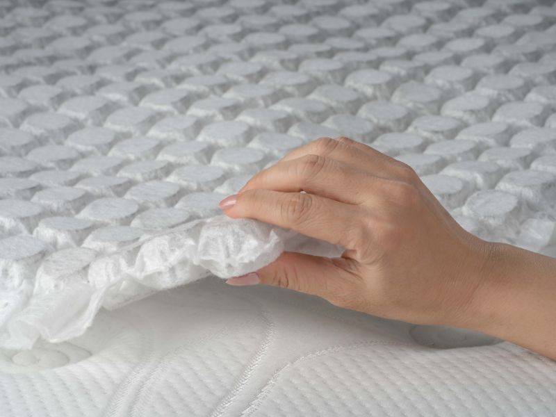 Các lớp túi siêu nhỏ của nệm lò xo dunlopillo evita