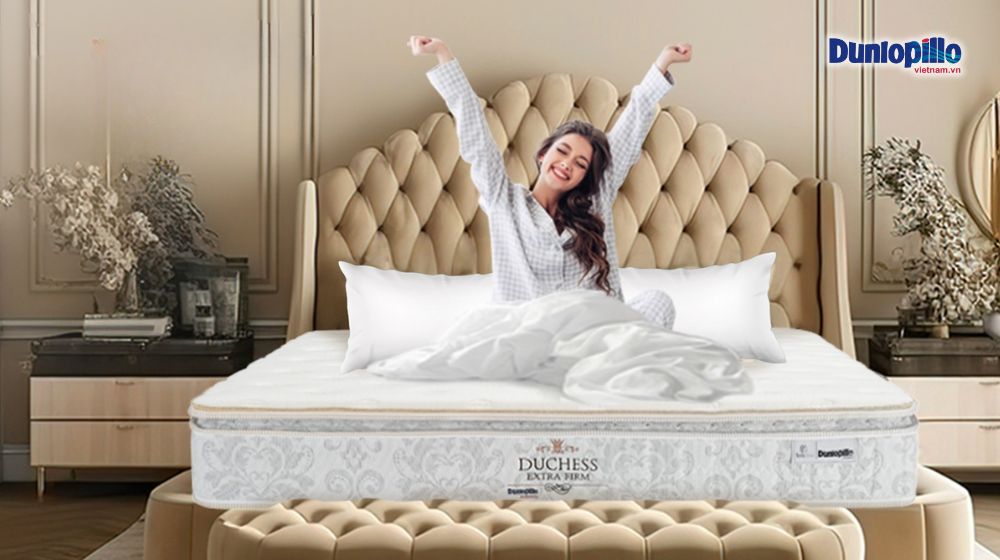 5 ưu điểm nệm lò xo Dunlopillo Duchess 3 Nệm lò xo Dunlopillo Duchess mang đến trải nghiệm nghỉ ngơi tuyệt vời