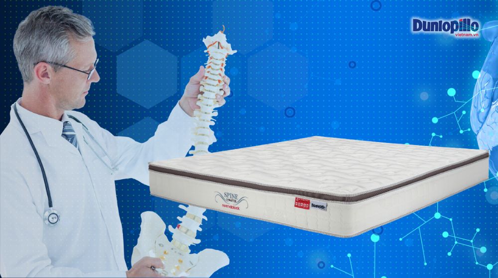 Bảng giá nệm lò xo Dunlopillo Spine O Master mới 2025 1 Dunlopillo Spine O-Master là nệm cho người gặp vấn đề về cột sống