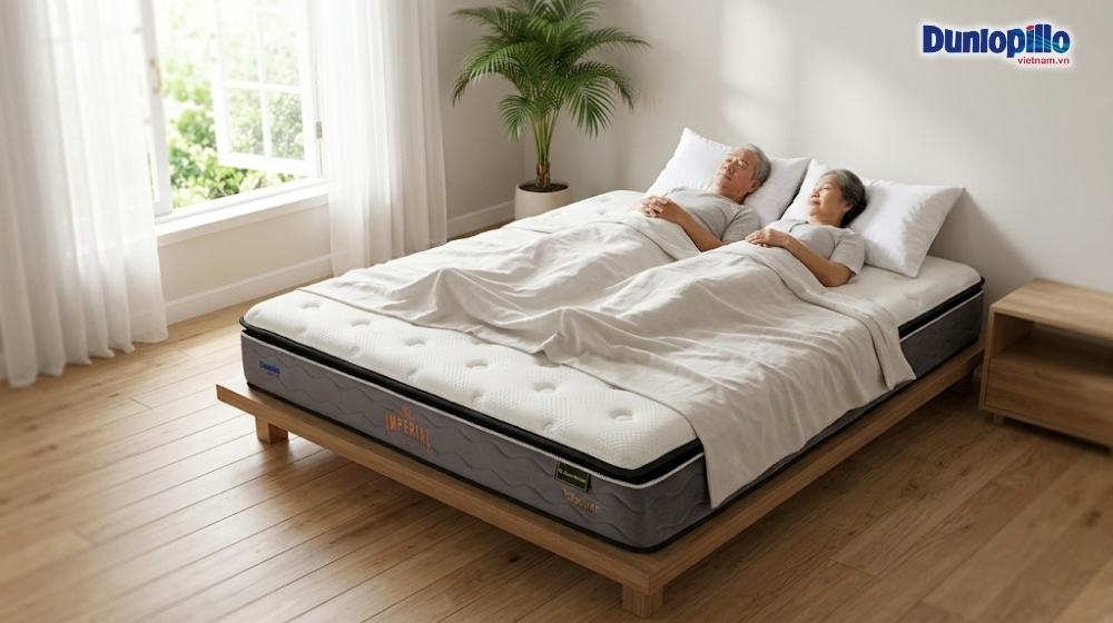 Kích thước nệm phù hợp mang đến sự thoải mái