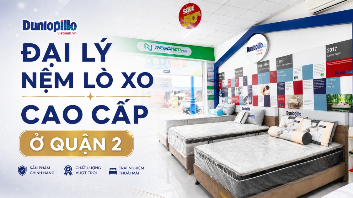 Đại lý nệm lò xo cao cấp ở quận 2