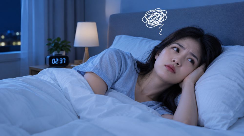 Khó ngủ vào buổi tối có thể do nhiều nguyên nhân khác nhau