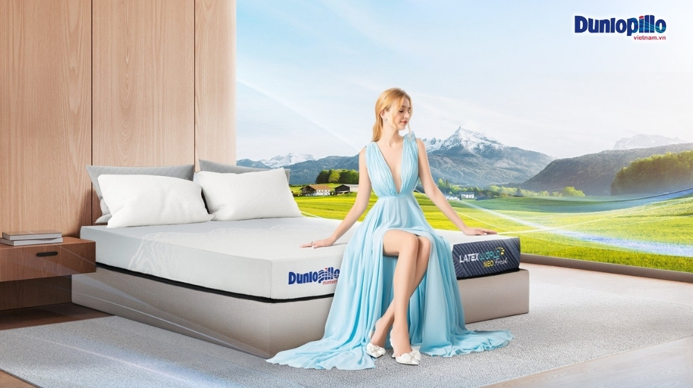 Nệm cao su Dunlopillo – Êm ái và bảo vệ cột sống