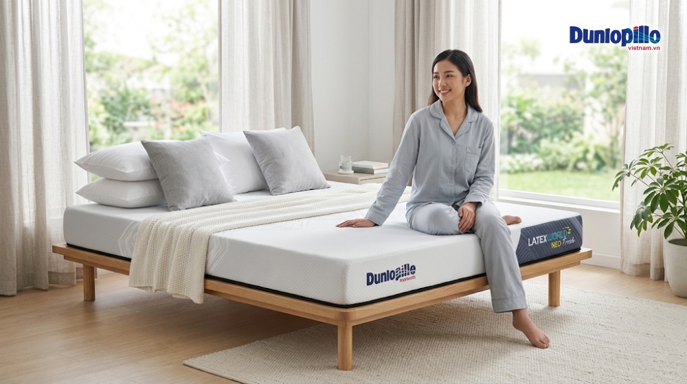 Nệm cao su Dunlopillo Latex World Neo Fresh