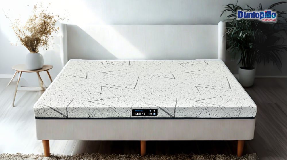 Nệm cao su Dunlopillo - Giải pháp tuyệt vời cho giấc ngủ ngon ngày hè 4 Nệm cao su Dunlopillo Herit