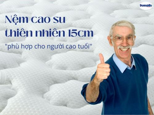 Nệm cao su thiên nhiên 15cm - Dòng nệm dành cho người cao tuổi 9 Nệm cao su thiên nhiên 15cm - Dòng nệm dành cho người cao tuổi