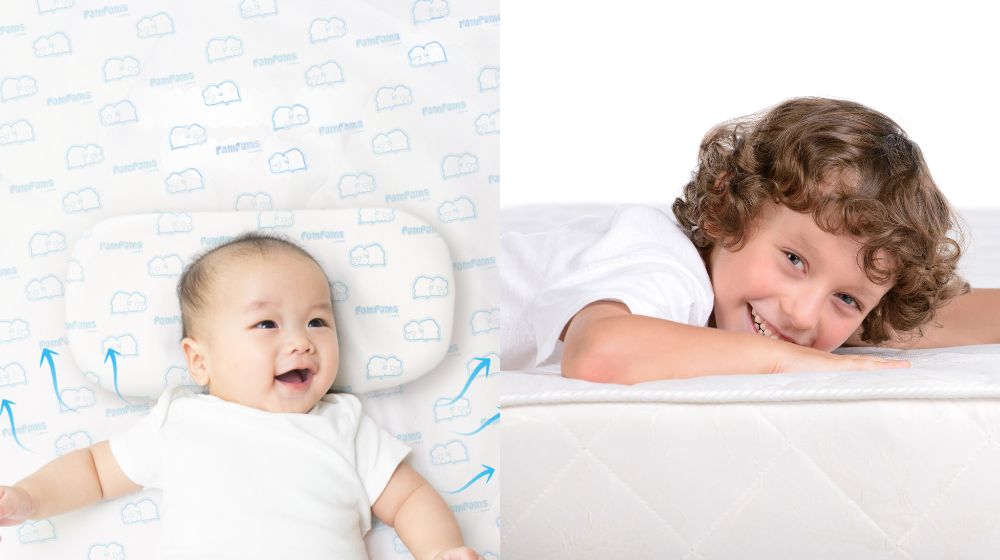 Nệm cao su cho trẻ sơ sinh, lò xo cho thiếu niên