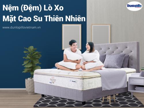 Nệm (Đệm) Lò Xo Mặt Cao Su Thiên Nhiên Dunlopillo 16 Nệm (Đệm) Lò Xo Mặt Cao Su Thiên Nhiên Dunlopillo