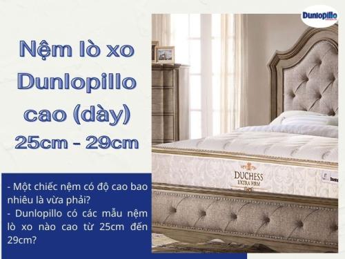 Nệm lò xo Dunlopillo cao (dày) 25cm - 29cm 3 Nệm lò xo Dunlopillo cao (dày) 25cm - 29cm