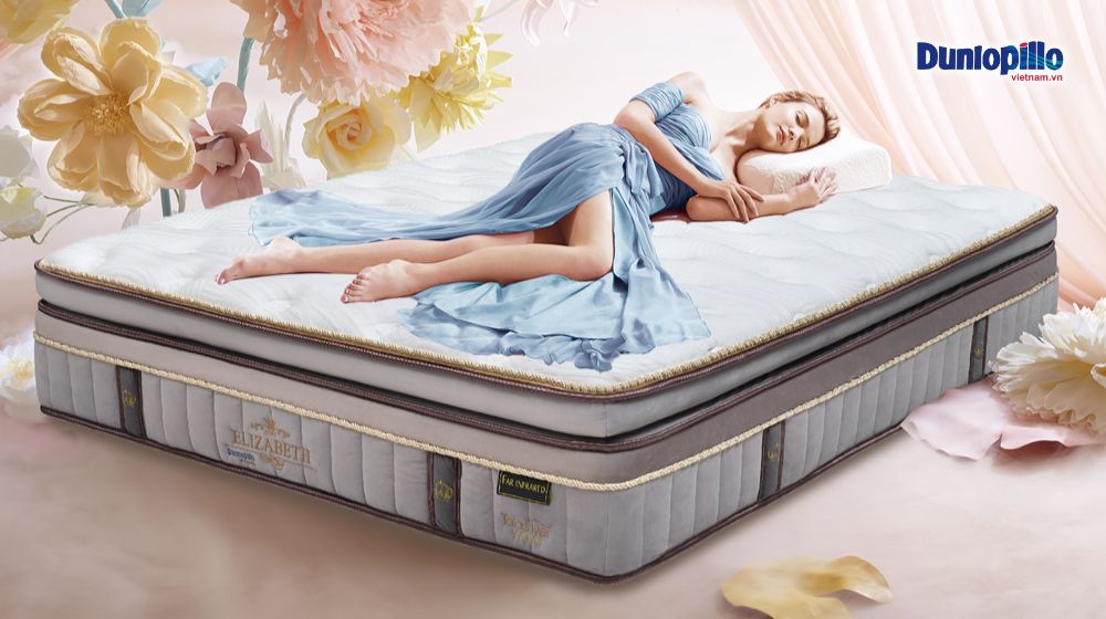 Nệm lò xo Dunlopillo có tốt không? 4 Nệm lò xo Dunlopillo Elizabeth cao cấp
