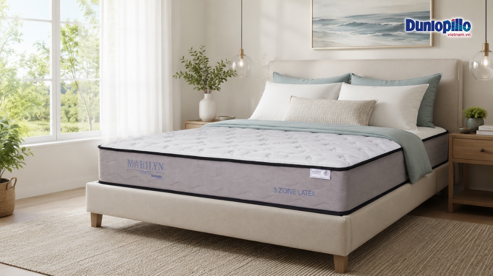 Nệm lò xo Dunlopillo Marilyn là một lựa chọn lý tưởng cho giấc ngủ