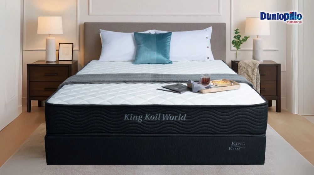 Nệm lò xo King Koil World 1m6, 1m8 giá 10 - 15 triệu