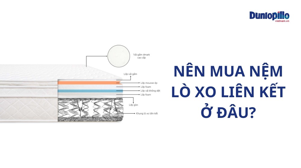 Nên mua nệm lò xo liên kết ở đâu? 4 Nên mua nệm lò xo liên kết ở đâu