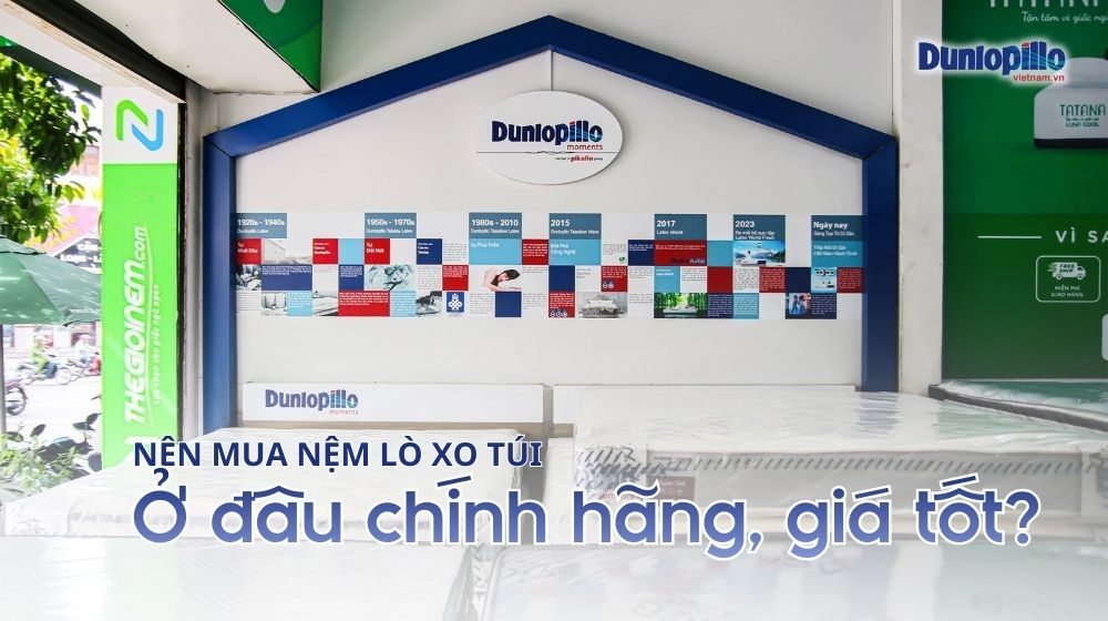 Nên mua nệm lò xo túi ở đâu