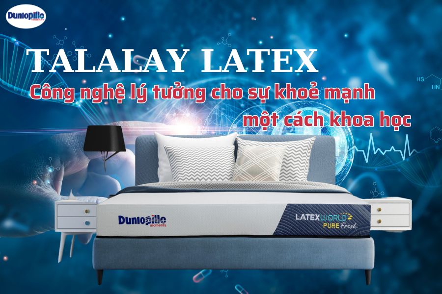 TALALAY LATEX – Công nghệ lý tưởng cho sự khỏe mạnh một cách khoa học 1 TALALAY LATEX – CÔNG NGHỆ LÝ TƯỞNG CHO SỰ KHỎE MẠNH MỘT CÁCH KHOA HỌC