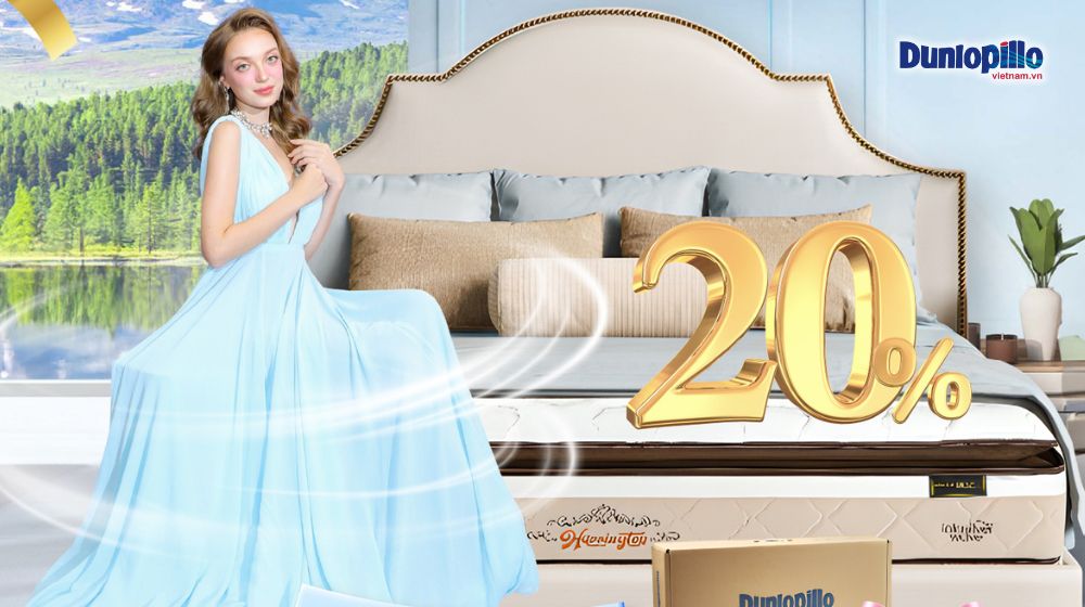 Vì sao bạn nên chọn mua nệm lò xo Dunlopillo? 8 Ưu đãi khi mua nệm Dunlopillo