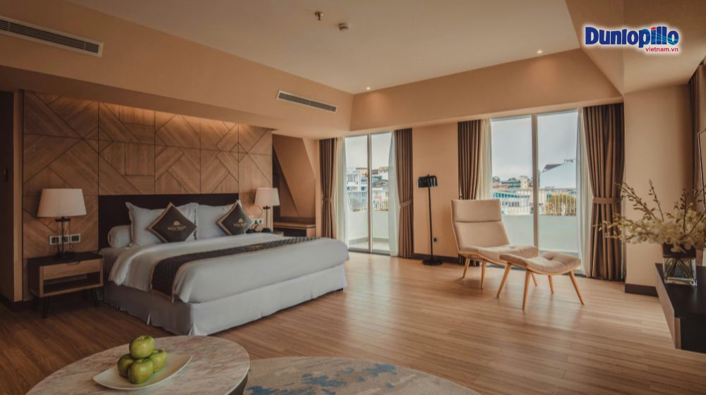 Ưu điểm của các loại nệm khách sạn? 4 Nệm lò xo khách sạn có kích thước lơn cho giường đôi