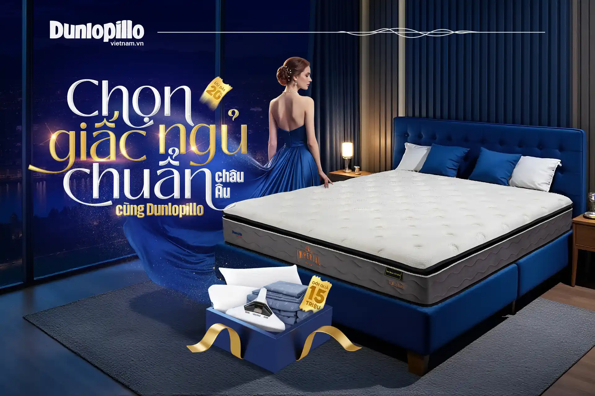 Nệm Dunlopillo khuyến mãi