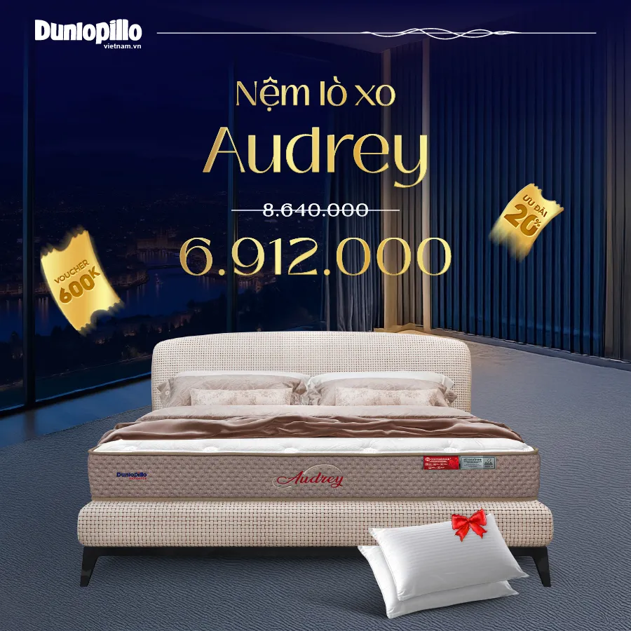 Nệm lò xo Dunlopillo Audrey Premium