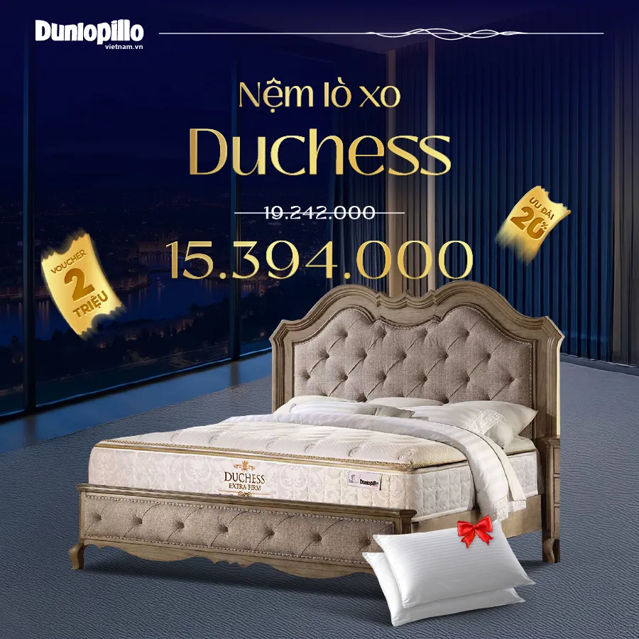 Nệm lò xo Dunlopillo Duchess