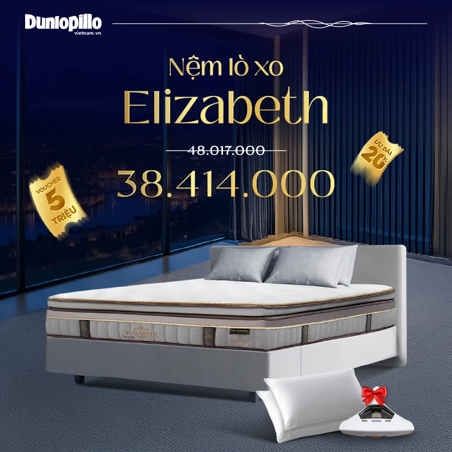 Nệm lò xo Dunlopillo Elizabeth