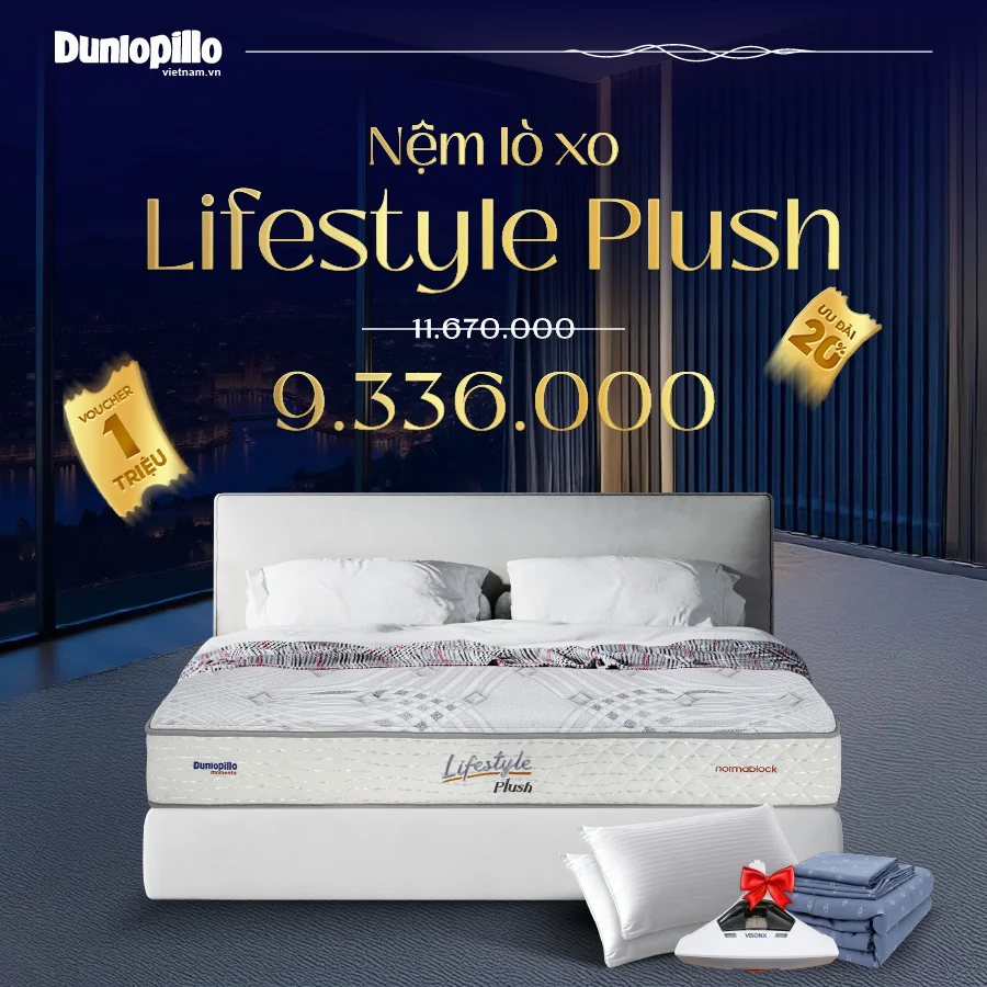 Nệm lò xo Dunlopillo Lifestyle Plush