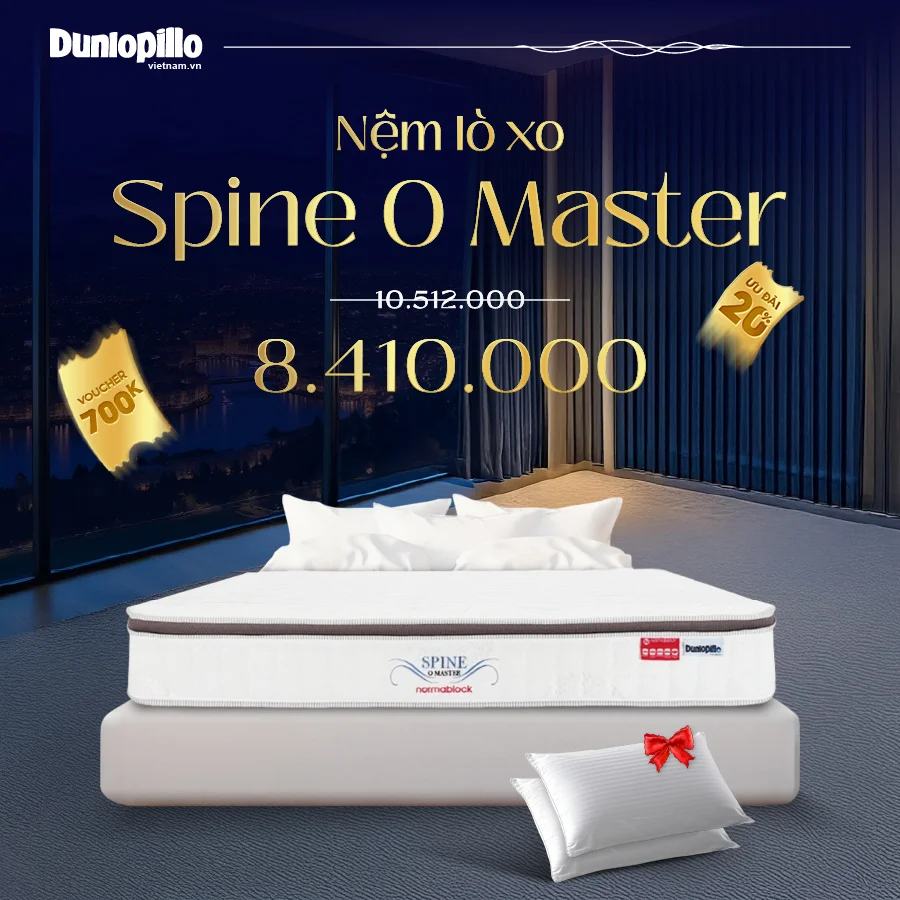 Nệm lò xo Dunlopillo Spine O Master