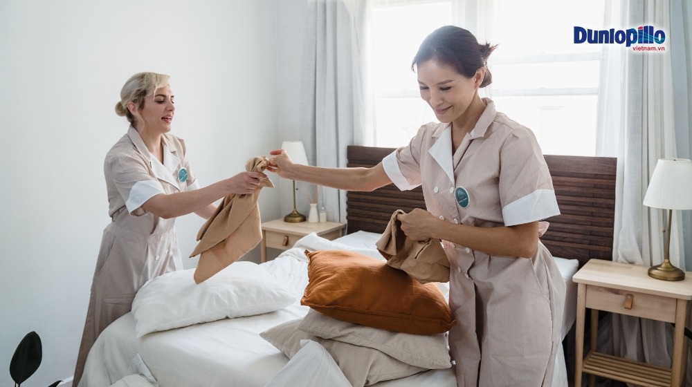 Lợi ích của việc sử dụng áo bảo vệ nệm và gối 4 Tiết kiệm thời gian và công sức vệ sinh
