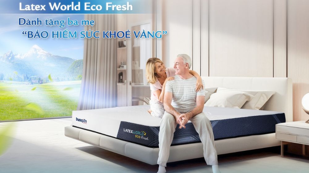 Nệm cao su 2 mặt phù hợp cho nhiều đối tượng sử dụng