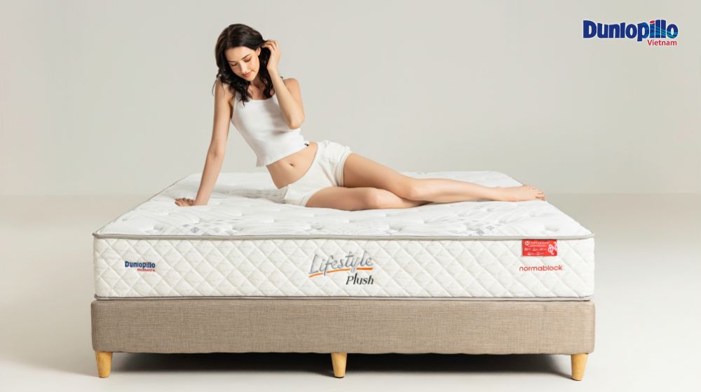 Nệm lò xo Dunlopillo Lifestyle Plush có độ bền vượt trội