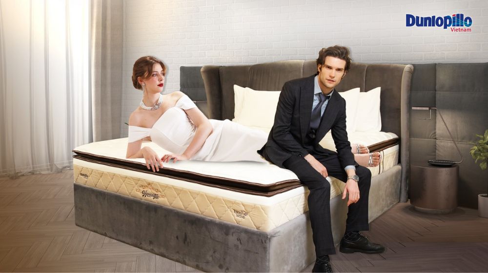 Dunlopillo là thương hiệu nệm quốc tế được yêu thích