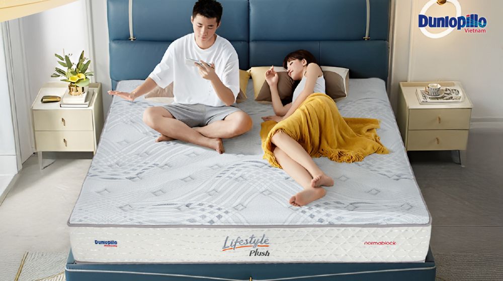 Nệm lò xo với hệ thống Normablock giúp nâng đỡ cơ thể lý tưởng