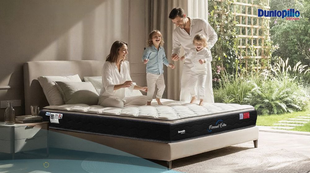 Nệm Dunlopillo Firmrest Extra phù hợp cho cả gia đình