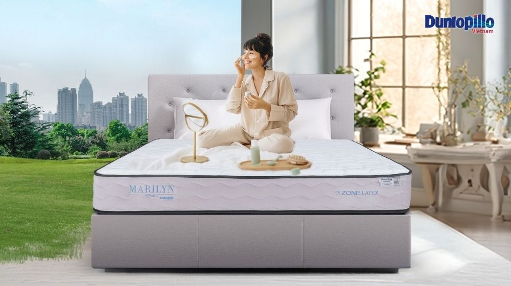Nệm Dunlopillo Marilyn là lựa chọn lý tưởng cho giấc ngủ
