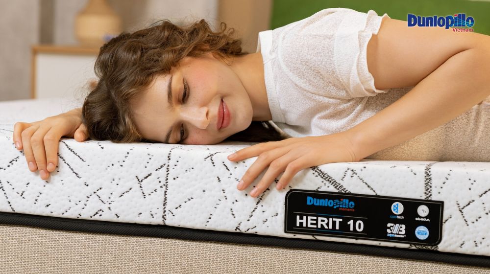 Nệm cao su nhập khẩu Dunlopillo Herit là lựa chọn lý tưởng cho giấc ngủ