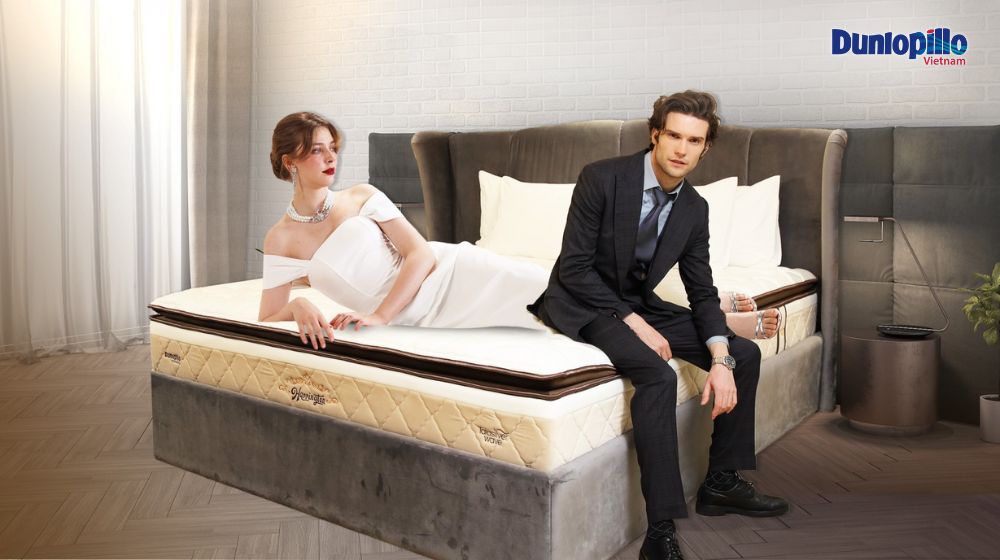 Nệm lò xo cao cấp Dunlopillo Harrington