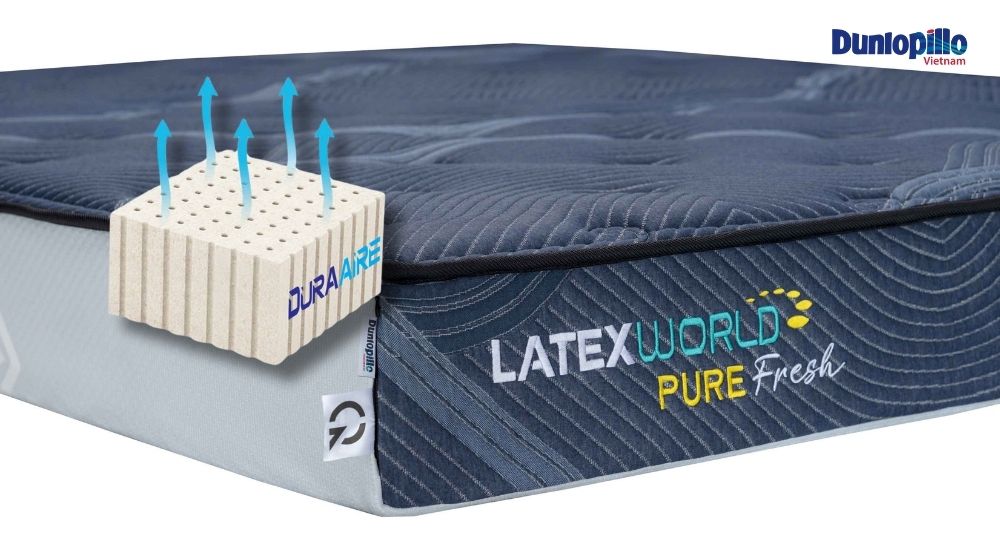 Lớp cao su DURA AIRE nâng đỡ, thoáng khí