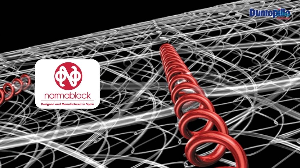 Nệm lò xo Dunlopillo Audrey Premium có hệ thống lò xo Normablock