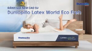 Đánh giá nệm cao su Dunlopillo Latex World Eco Fresh