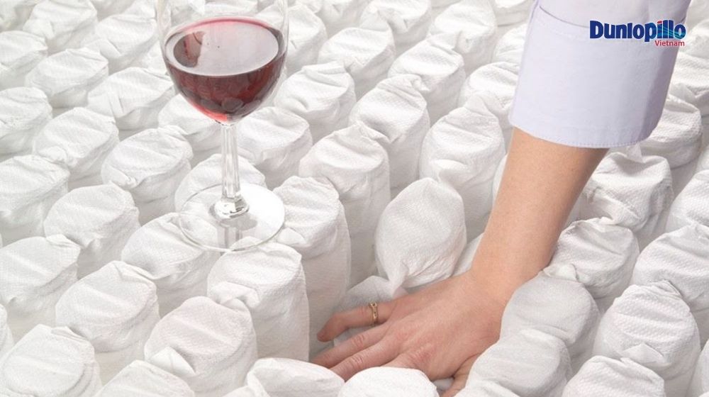 Hệ thống lò xo túi độc lập giúp nâng đỡ tốt hơn