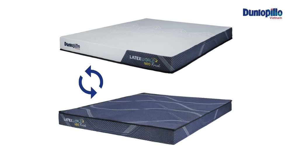 Với 2 lớp áo nệm đặc biệt - nệm Neo Fresh có thể nằm được 2 mặt