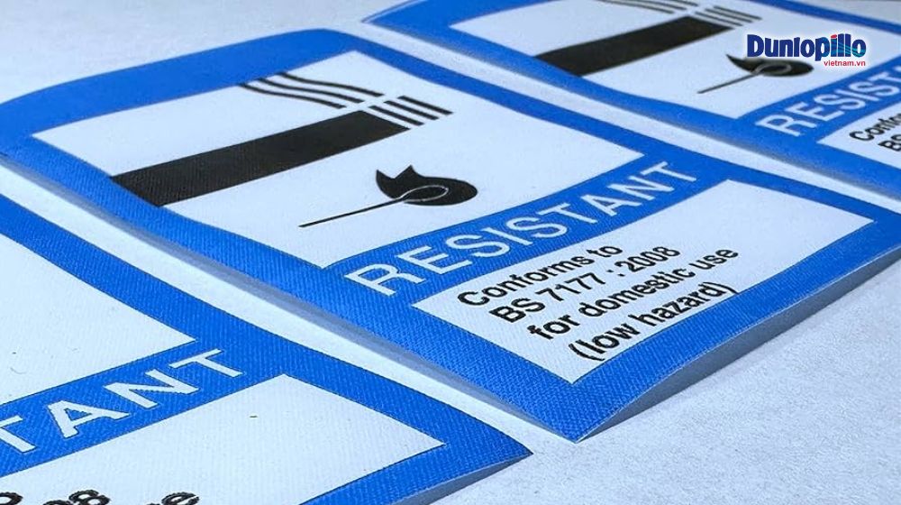 Nệm khách sạn 5 sao nên lựa chọn sản phẩm có chứng chỉ chống cháy