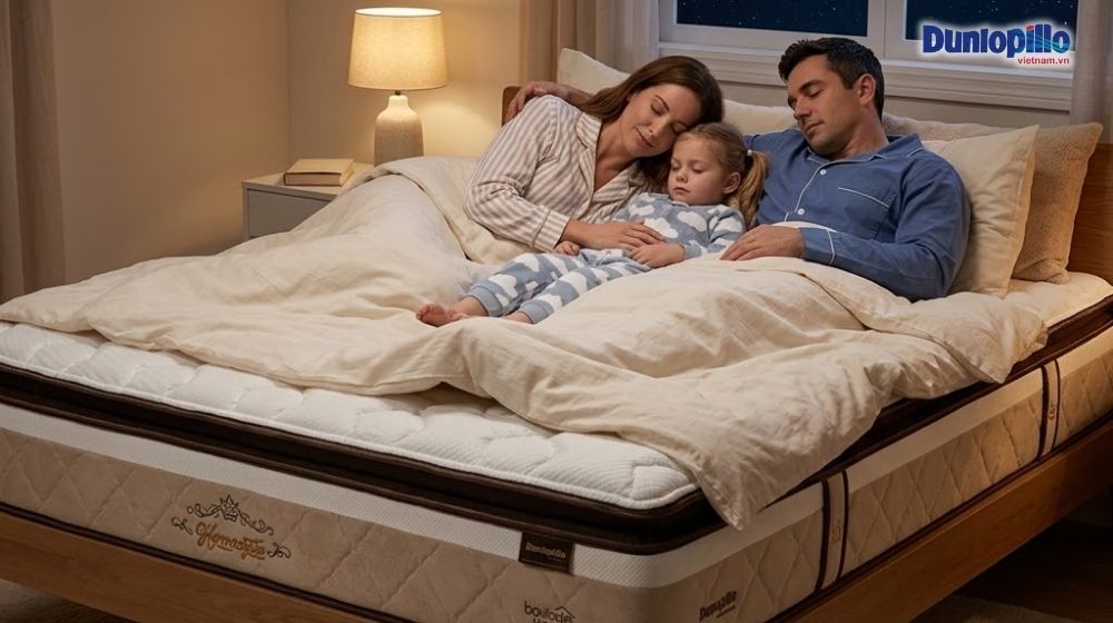 Nệm kích thước lớn cho giấc ngủ thoải mái