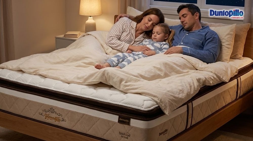 Chọn nệm lò xo túi cho gia đình