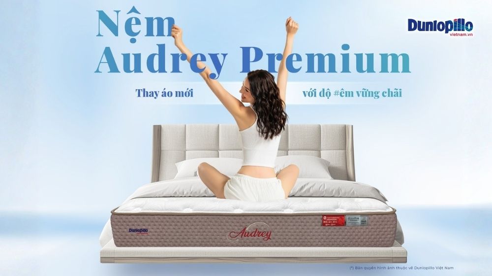 Audrey Premium - dòng nệm với hệ thống lò xo Normablock 