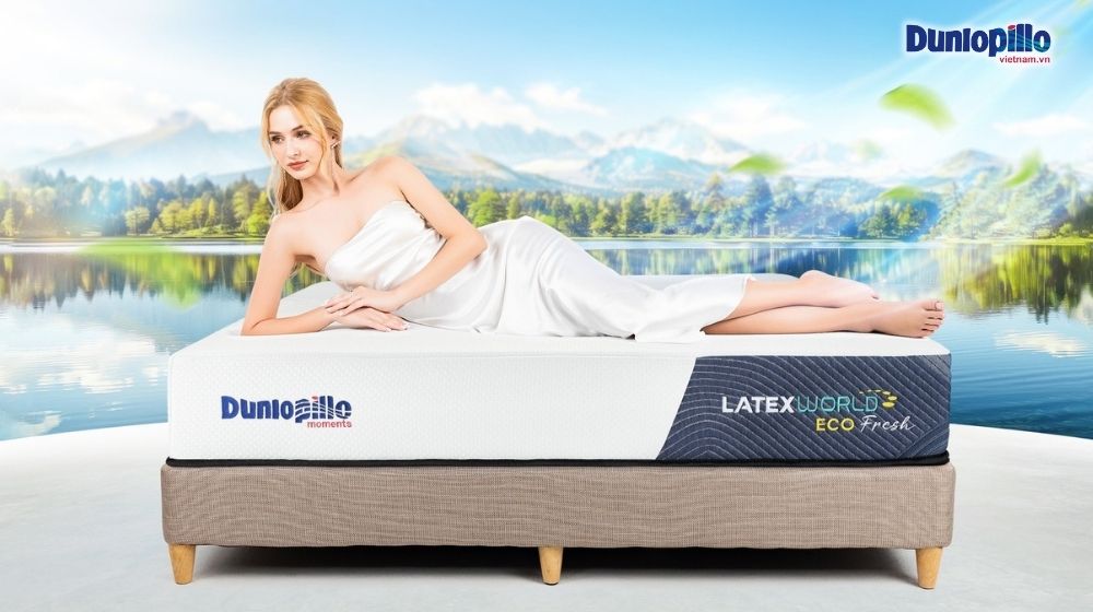 Nệm Dunlopillo Latex World Eco Fresh