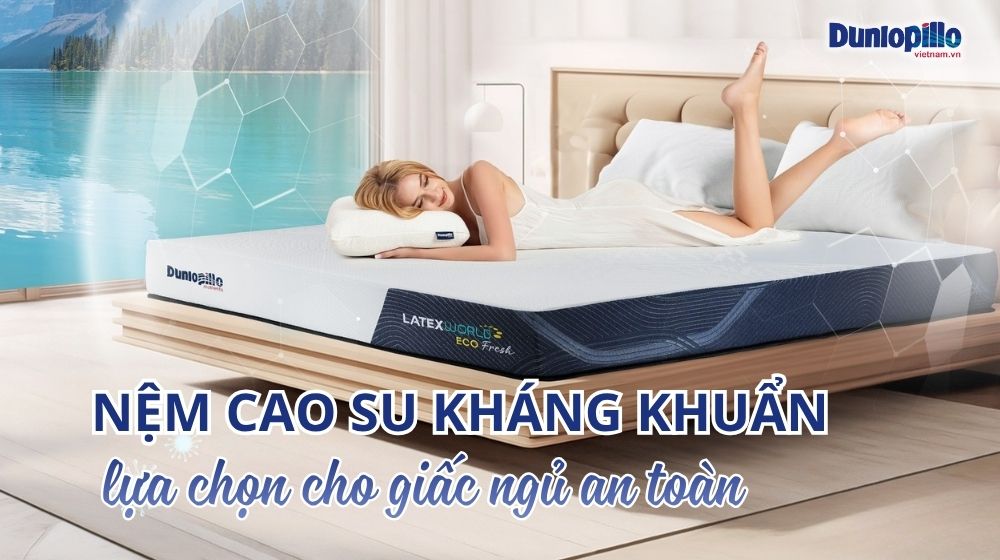 Nệm cao su kháng khuẩn