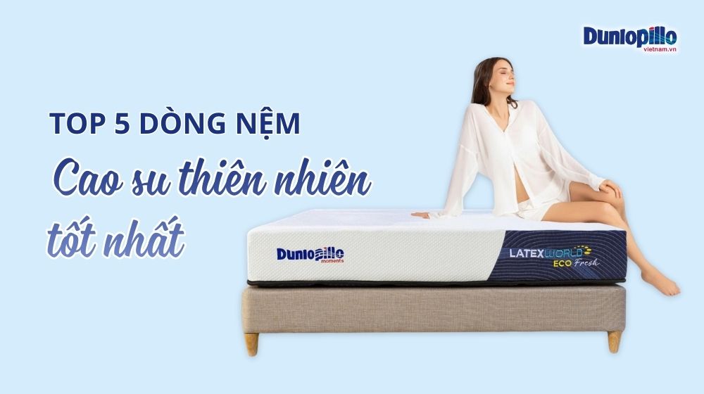 Nệm cao su thiên nhiên tốt nhất