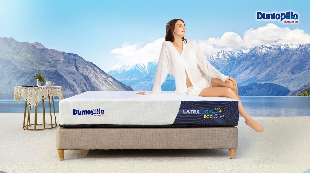 Nệm Dunlopillo Latex World Eco Fresh