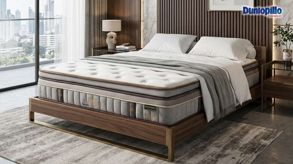 Nệm lò xo túi Dunlopillo Elizabeth